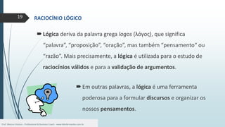 Aula 01 - Raciocínio Lógico | PPTX