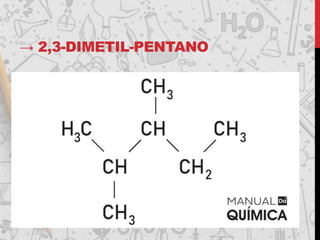 → 2,3-DIMETIL-PENTANO
 