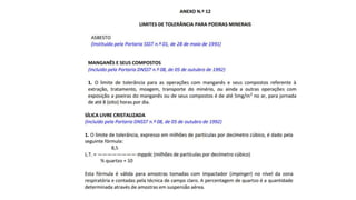 Tópicos de insalubridade e periculosidade