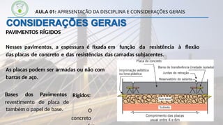 Aula 01 Apresentação da disciplina e considerações gerais sobre Vias de ...