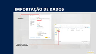 IMPORTAÇÃO DE DADOS
 