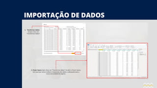 IMPORTAÇÃO DE DADOS
 