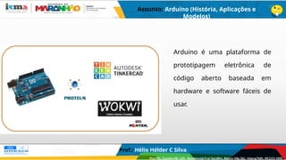Arduino Origen Arduino história. aplicações, principais modelos | PPTX