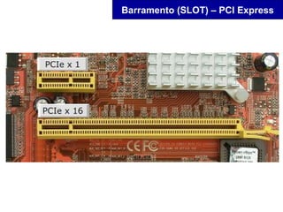 Barramento (SLOT) – PCI Express
 