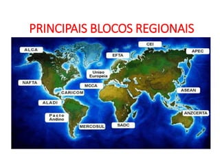 GEOGRAFIA , 2ª Série
A Formação de Blocos Regionais
PRINCIPAIS BLOCOS REGIONAIS
 