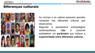 Aula 01 - Cultura e suas definições, no senso comum, na sociologia e na ...