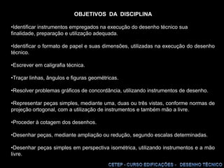 Identificar o formato de papel e suas dimensões, utilizadas na execução do desenho técnico.