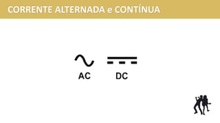 CORRENTE ALTERNADA e CONTÍNUA
 