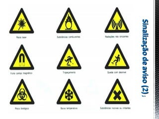 SinalizaçãoSinalizaçãodedeaviso(2)aviso(2);;
 