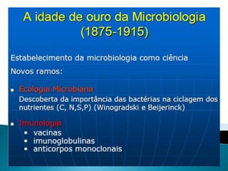Aula 01   Introdução a Microbiologia