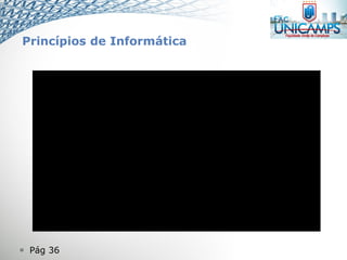  Pág 36
Princípios de Informática
 