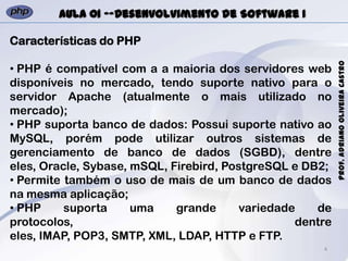 Aula 01 introdução ao php | PPTX