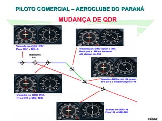 MUDANÇA DE QDR César 