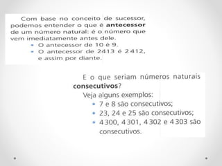números naturais