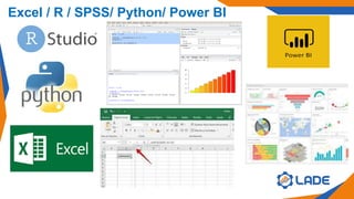 Excel / R / SPSS/ Python/ Power BI
 