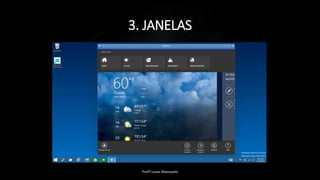 3. JANELAS
Profº Lucas Mansueto
 