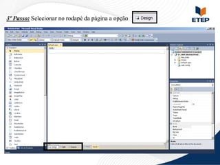3º Passo: Selecionar no rodapé da página a opção

 
