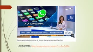 LINK DO VÍDEO: https://www.youtube.com/watch?v=crRvcPlxRRA
 