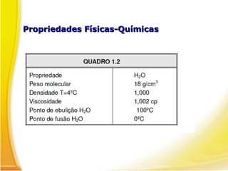 Propriedades Físicas-Químicas
Propriedades Físicas-Químicas
 