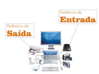 Periféricos de
                 Entrada
Periféricos de
Saída
 