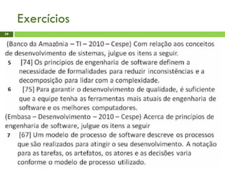 Exercícios
39
 