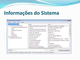 Informações do Sistema

 