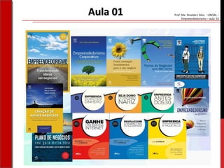 Prof. Me. Nivaldo J Silva - UNISAL –
Empreendedorismo – aula 01
Aula 01Aula 01
 