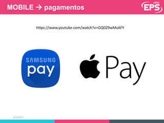 MOBILE  pagamentos
3/2/2017
https://www.youtube.com/watch?v=GQDZ9wMxAFY
 