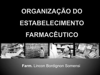 Farm. Lincon Bordignon Somensi
 