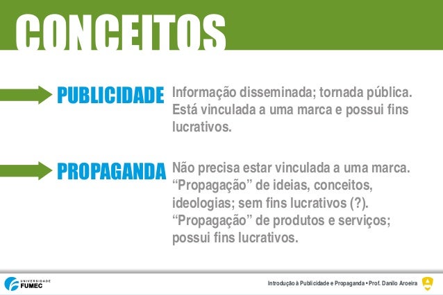 Propaganda: conceitos básicos