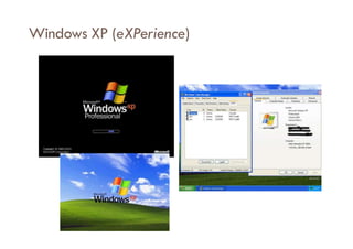 Windows XP (eXPerience)
 