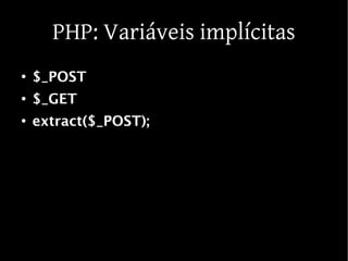 Fundamentos de  PHP, phpMyAdmin e MySQL (parte 1)