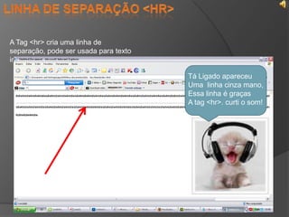 Estrutura de uma página HTMLExiste uma regra inicial para obter a estrutura HTML:O cabeçalho sempre, eu disse SEMPRE será IgualComo no modelo a seguir: