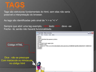 Estrutura de uma página html