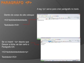  Melhorando apararência dos Textos