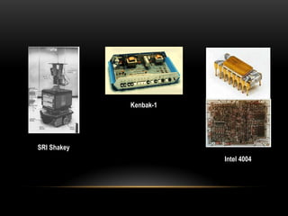 Kenbak-1




SRI Shakey
                        Intel 4004
 