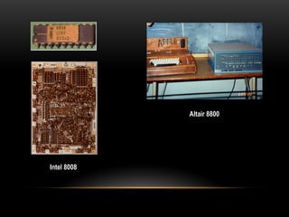 Altair 8800




Intel 8008
 