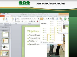 ALTERANDO MARCADORES
 