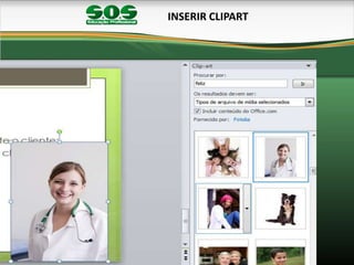 INSERIR CLIPART
 
