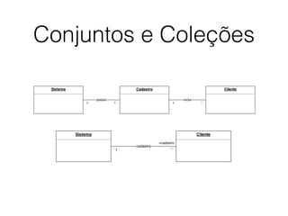 Conjuntos e Coleções 
