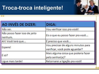 Troca-troca inteligente!
 