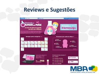 Reviews e Sugestões
 