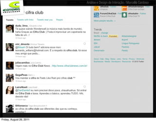 Análise e Design de Interação / Marcello Cardoso




Friday, August 26, 2011
 