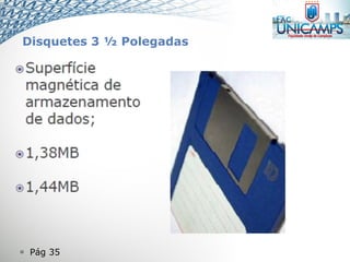  Pág 35
Disquetes 3 ½ Polegadas
 