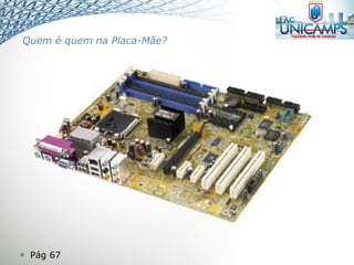  Pág 67
Quem é quem na Placa-Mãe?
 