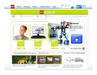 http://designbyme.lego.com/en-us/default.aspx
 