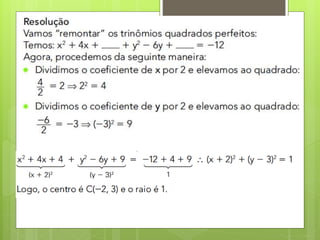 Geometria Analítica - Área do triângulo - Circunferência
