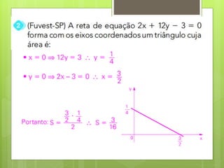 Geometria Analítica - Área do triângulo - Circunferência