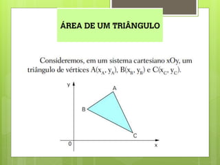 Geometria Analítica - Área do triângulo - Circunferência