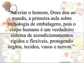 Aula 01 embalagens para Alimentos